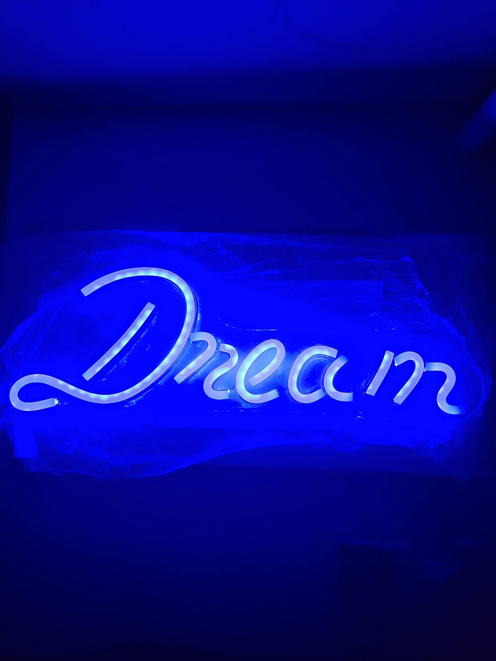Dream Blue LED Neon Wall Sign - Brand New!